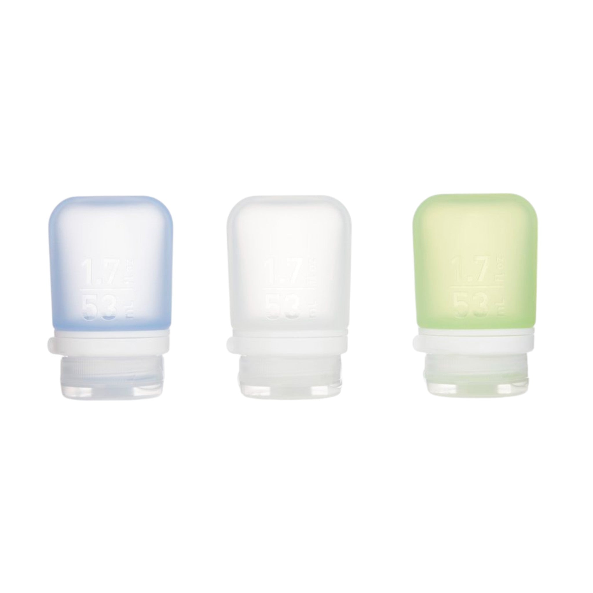 humangear GoToob+ 3-Pack | Small Clear/Green/Blue - FERAL