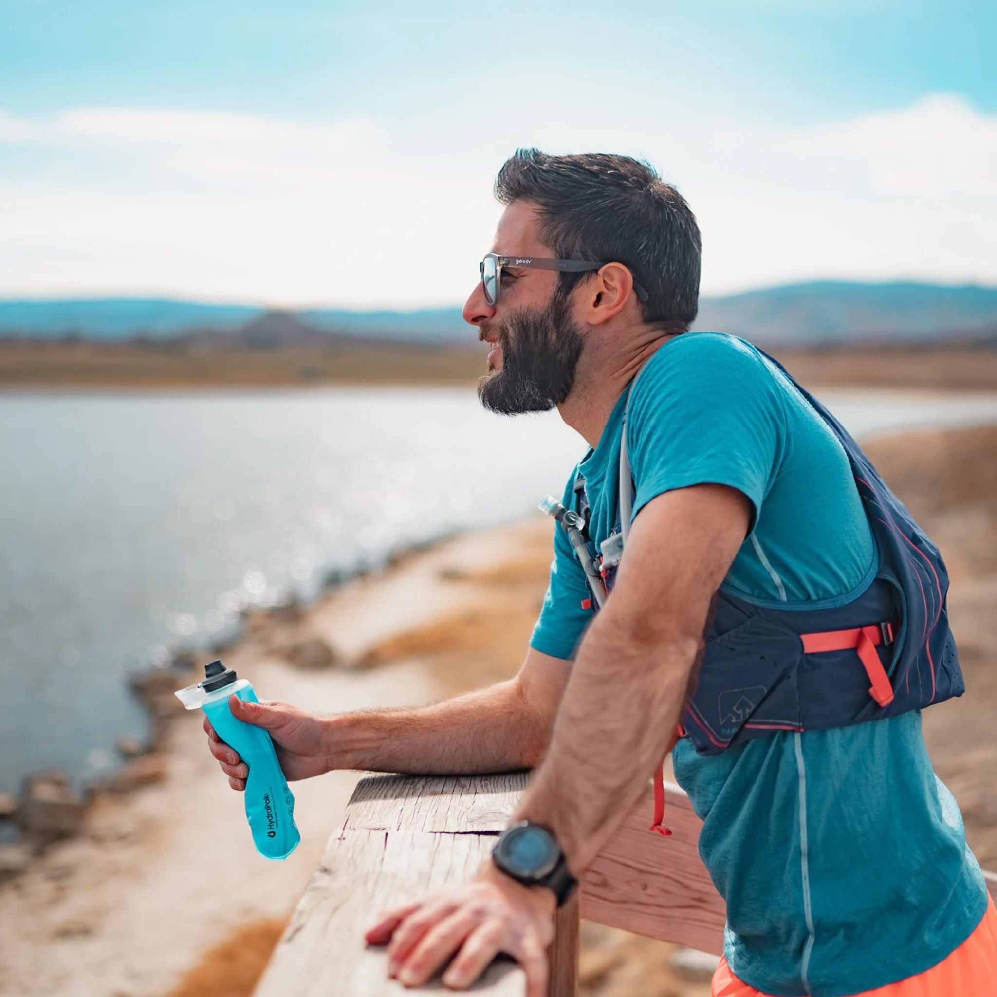HydraPak SoftFlask Reusable Flask 250ml - FERAL