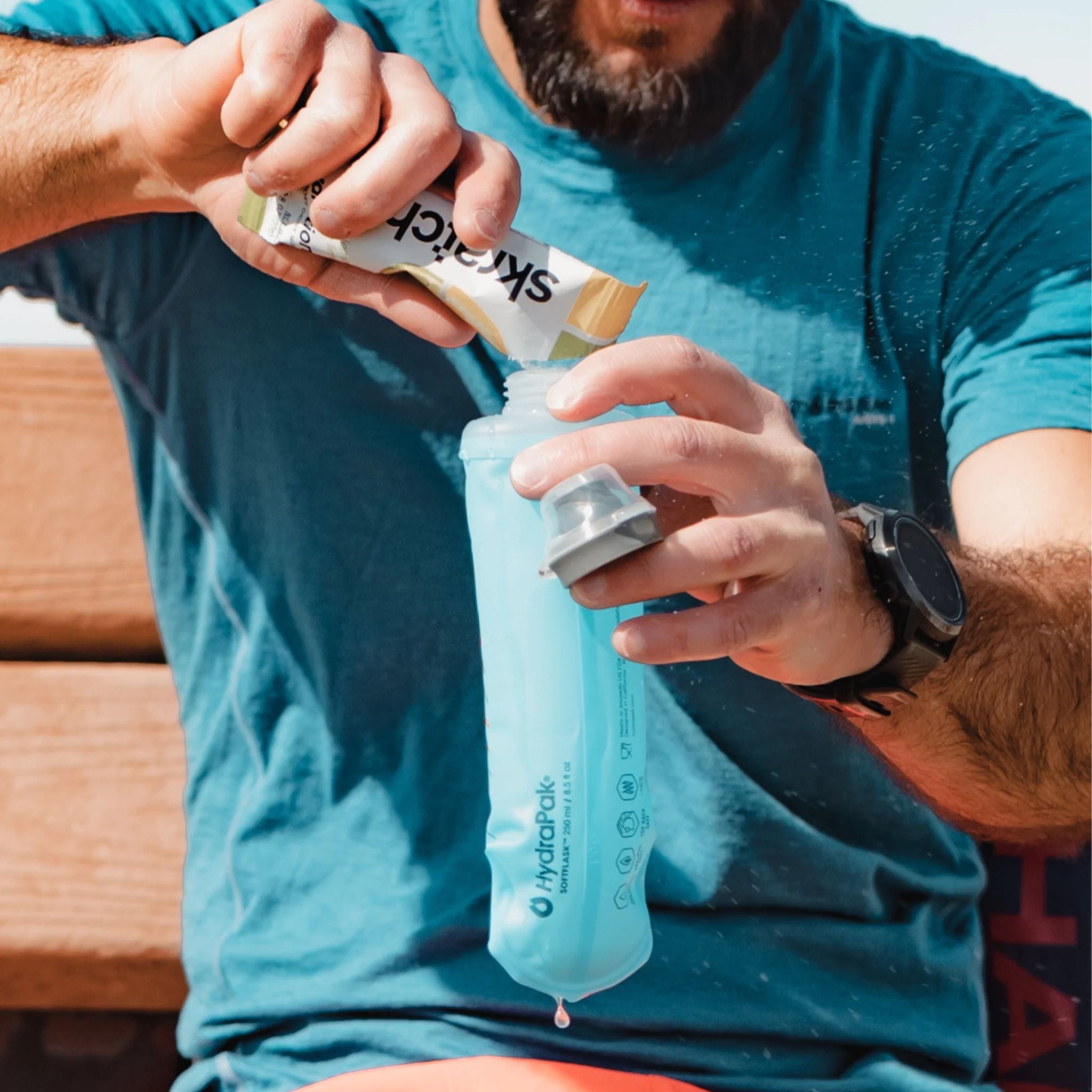 HydraPak SoftFlask Reusable Flask 250ml - FERAL