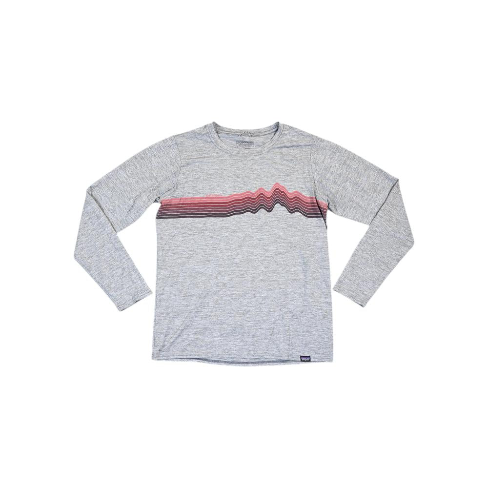 Patagonia Women's Capilene Graphic Long Sleeve Shirt Grey S Used - FERAL