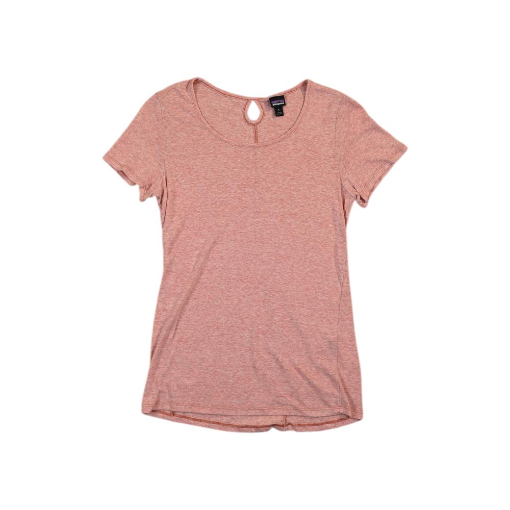 Patagonia Women's Heathered Cotton Shirt Pink S Used - FERAL