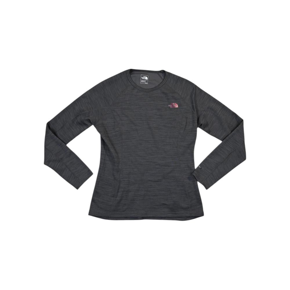 North Face Women's Flashdry Long Sleeve Baselayer Shirt Grey M Used - FERAL