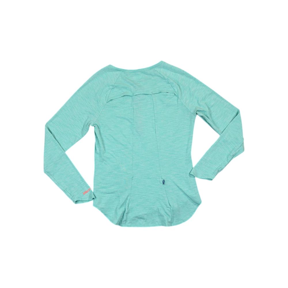 Marmot Women's 1/4 Zip Active Long Sleeve Shirt Blue M Used - FERAL