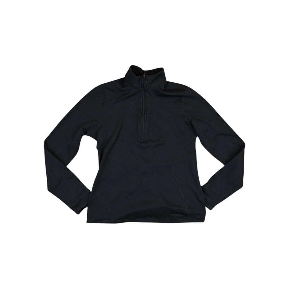 Patagonia Women's 1/4 Zip Baselayer Shirt Black S Used - FERAL