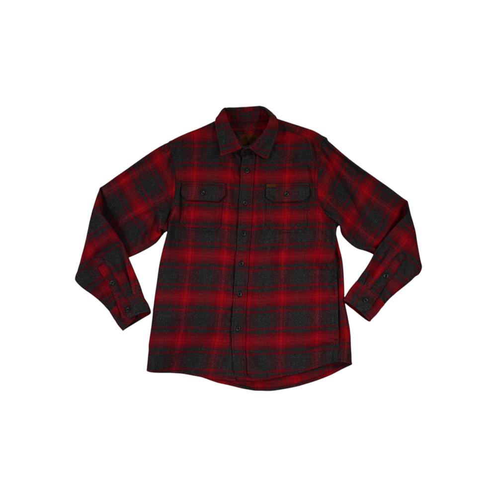 Orvis Men's Heavyweight Flannel Long Sleeve Shirt Red/Grey M Used - FERAL