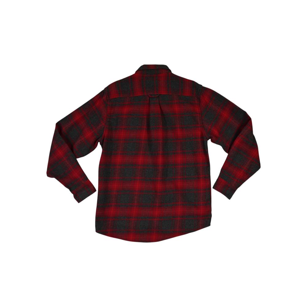 Orvis Men's Heavyweight Flannel Long Sleeve Shirt Red/Grey M Used - FERAL