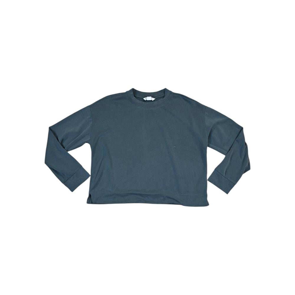 Athleta Women's Oversized Crewneck Long Sleeve Shirt Green L Used - FERAL