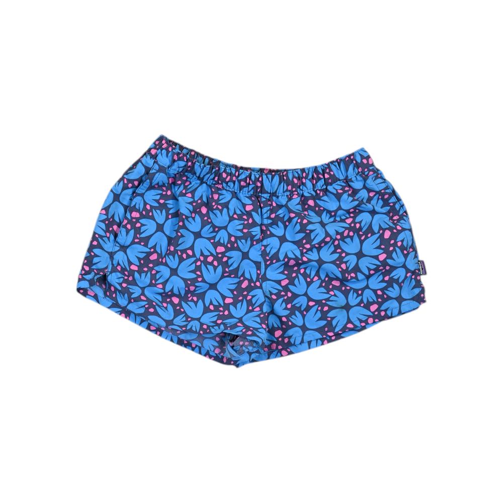 Patagonia Women's Barely Baggies Shorts Blue/Pink M Used - FERAL
