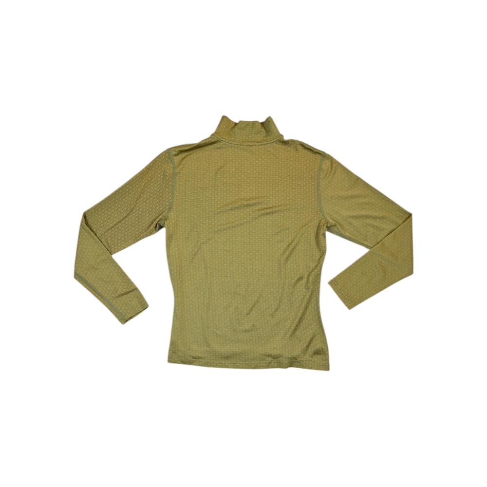 Smartwool Women's 100% Merino 1/4 Zip Baselayer Shirt Green XL Used - FERAL