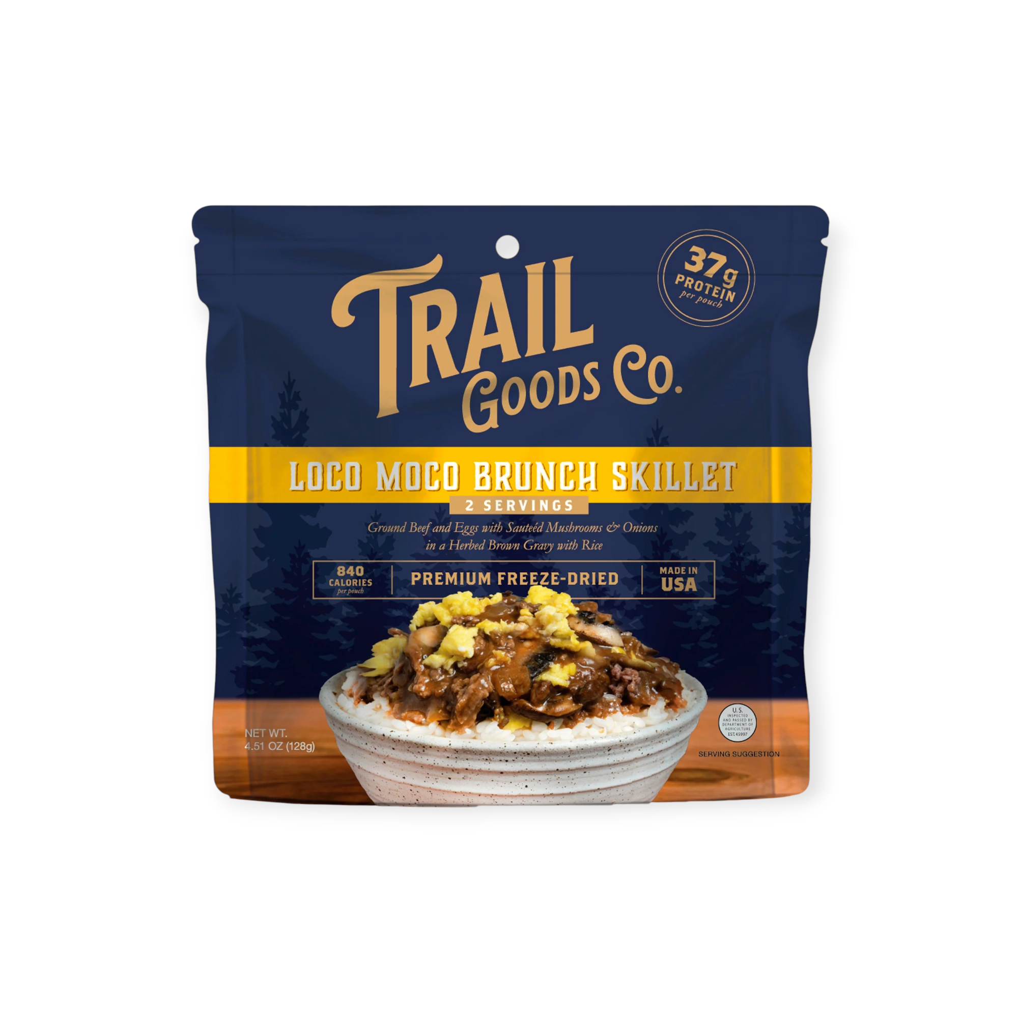 Trail Goods Co. Loco Moco Brunch Skillet Freeze-Dried Meal - FERAL
