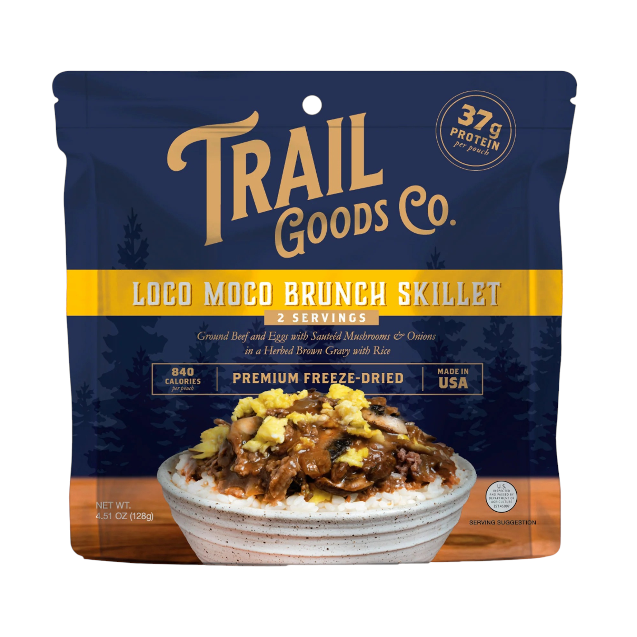 Trail Goods Co. Loco Moco Brunch Skillet Freeze-Dried Meal - FERAL