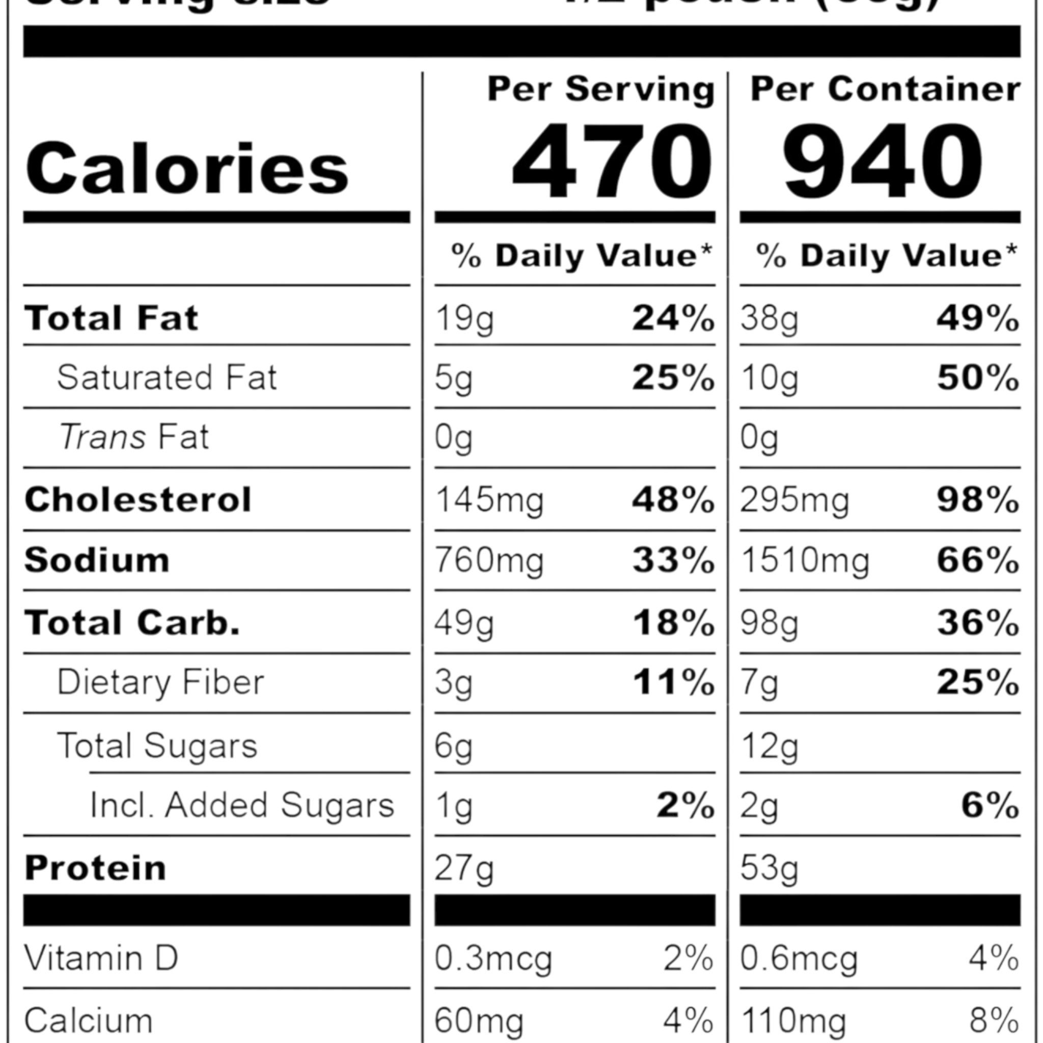 Trail Goods Co. Stir-Fried Pork Noodles Freeze-Dried Meal - FERAL