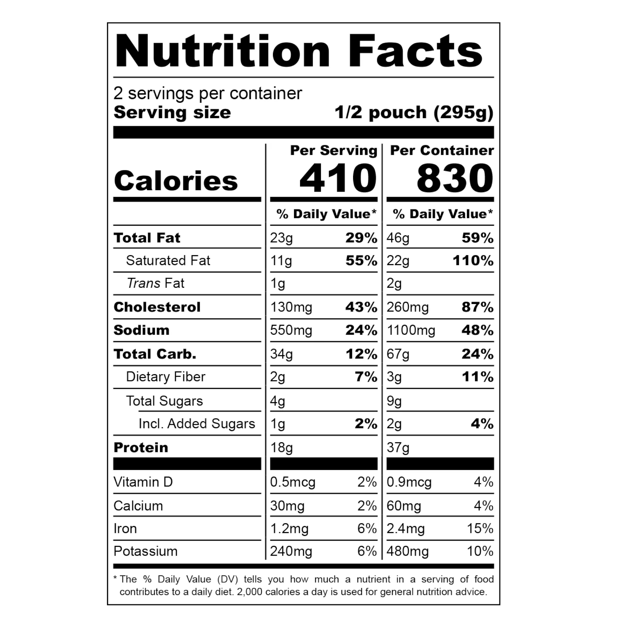 Trail Goods Co. Loco Moco Brunch Skillet Freeze-Dried Meal - FERAL