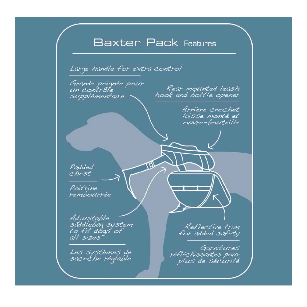 Kurgo Baxter Dog Pack - FERAL