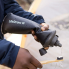 LifeStraw Peak Series Collapsible Squeeze 650 mL Bottle With Filter - FERAL