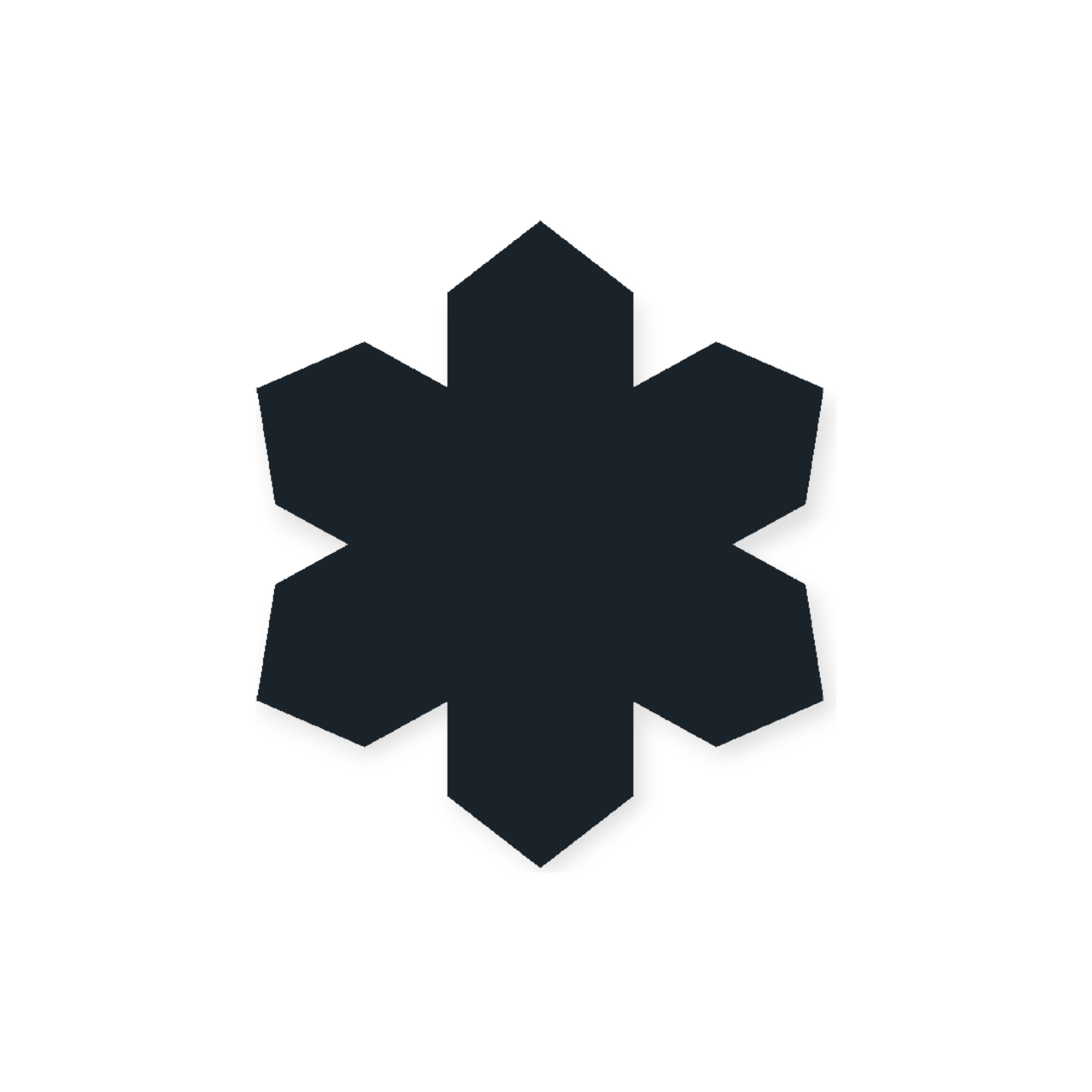 NoSo Blue Snowflake Merino Patch - FERAL