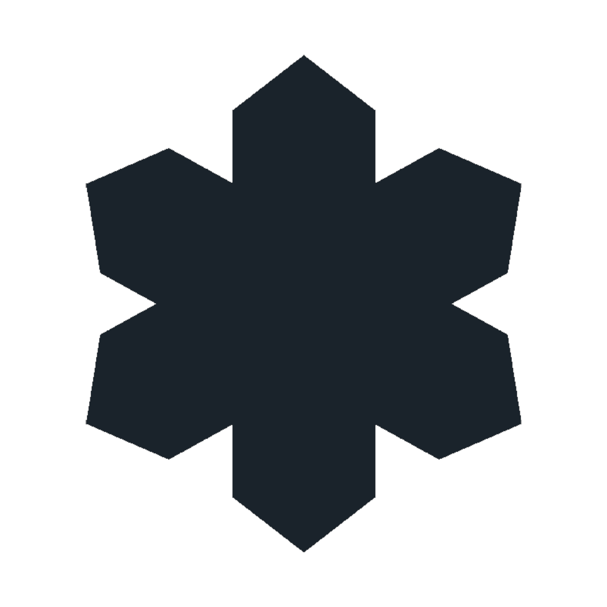 NoSo Blue Snowflake Merino Patch - FERAL