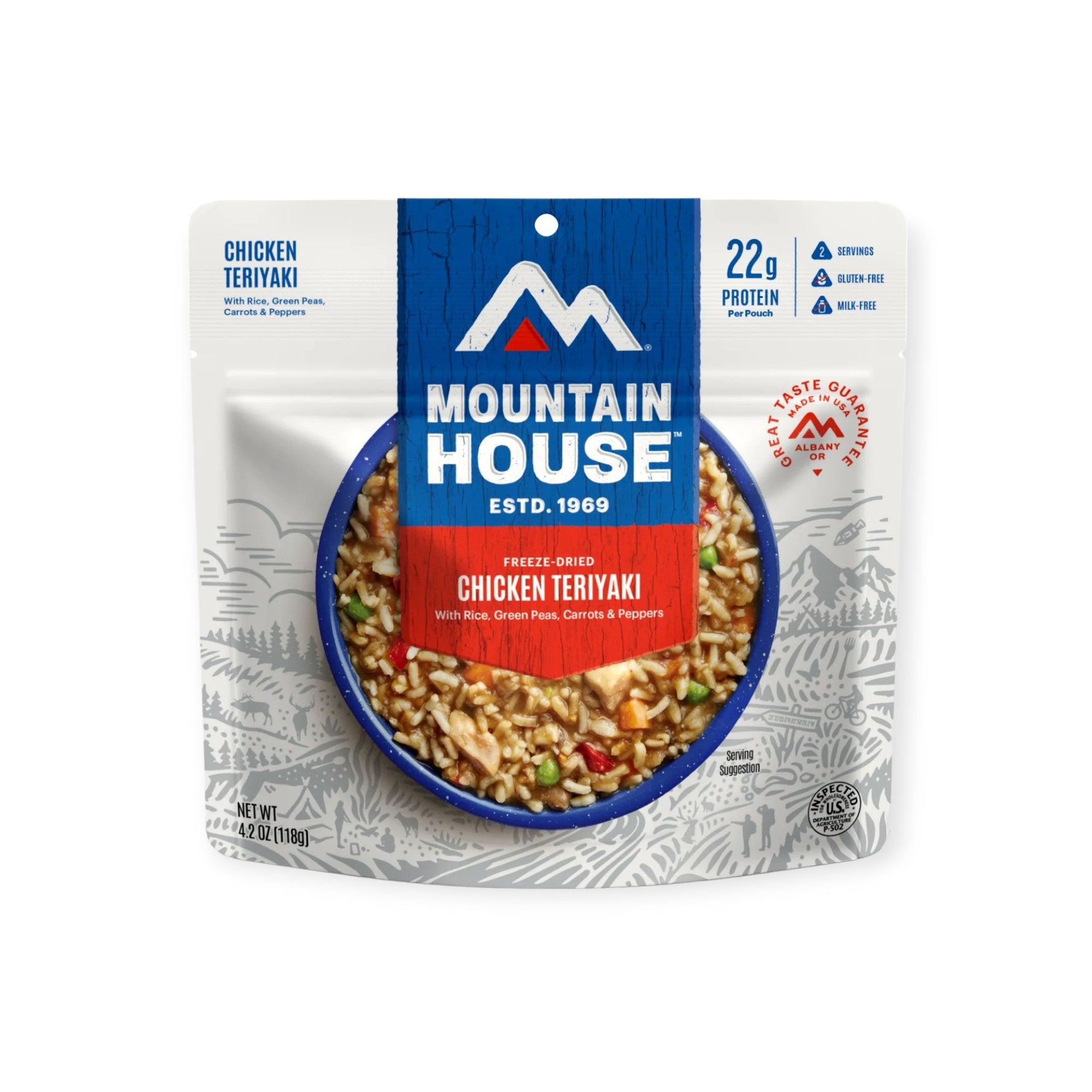 Mountain House Chicken Teriyaki w' Rice Freeze-Dried Meal - FERAL