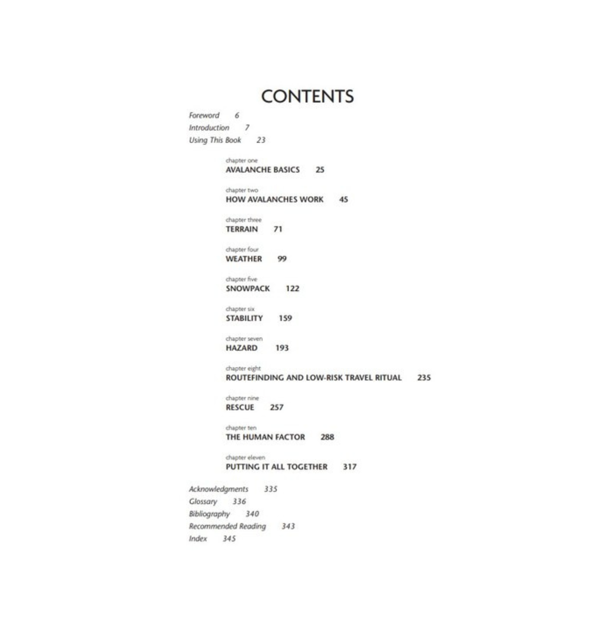 Staying Alive in Avalanche Terrain Book - 3rd Edition - FERAL
