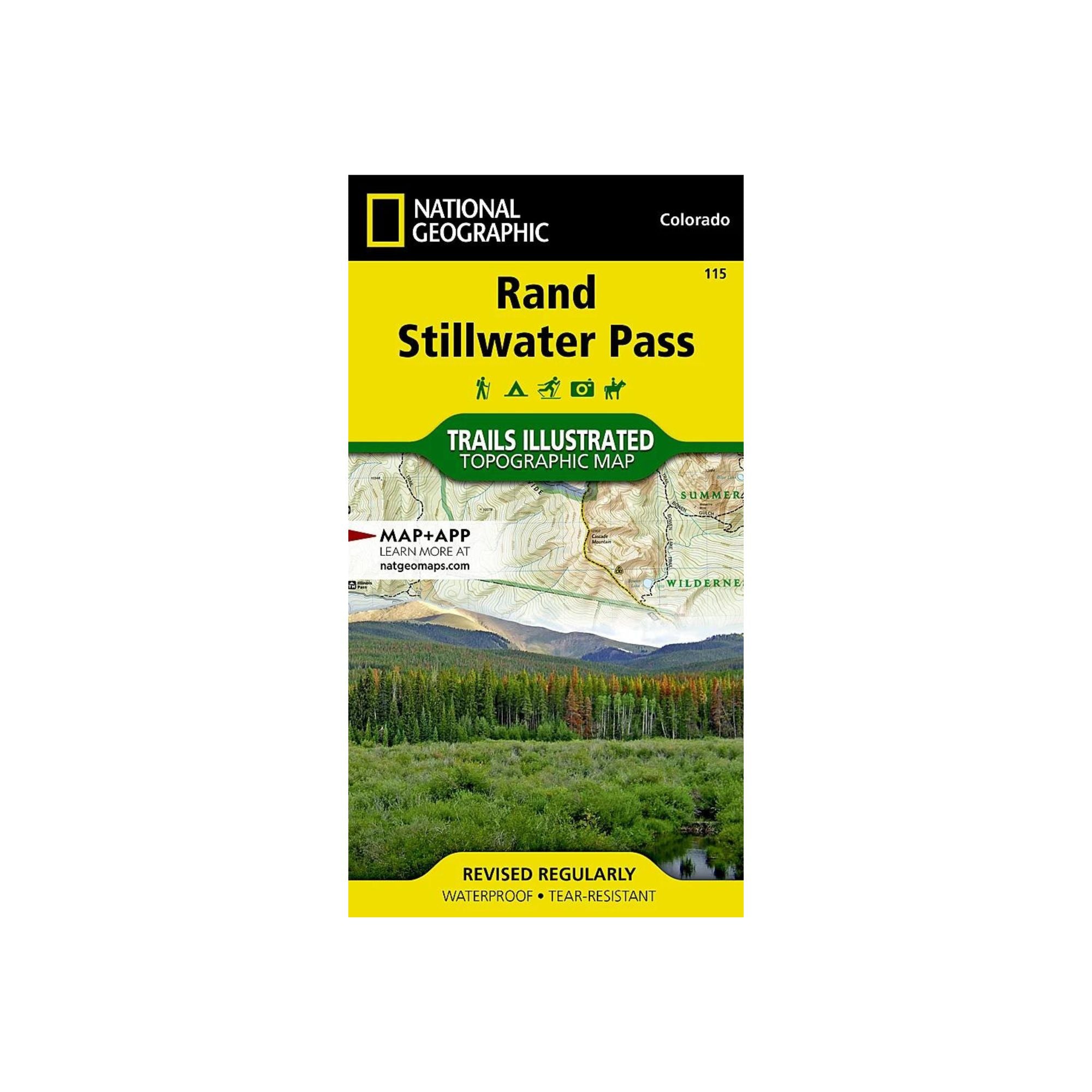 National Geographic 115:  Rand | Stillwater Pass Map - FERAL