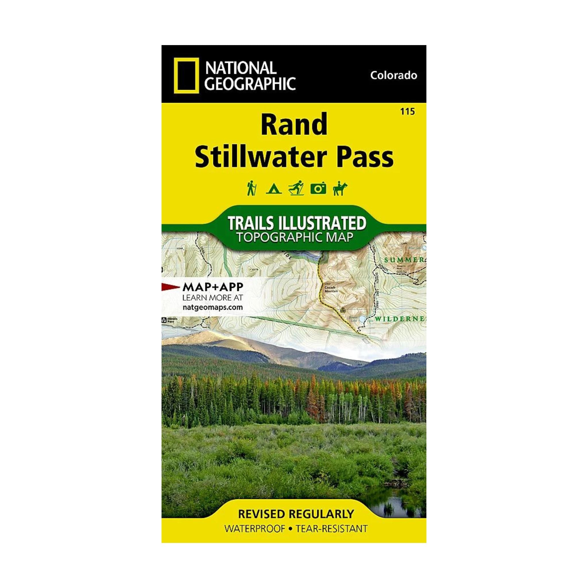 National Geographic 115:  Rand | Stillwater Pass Map - FERAL