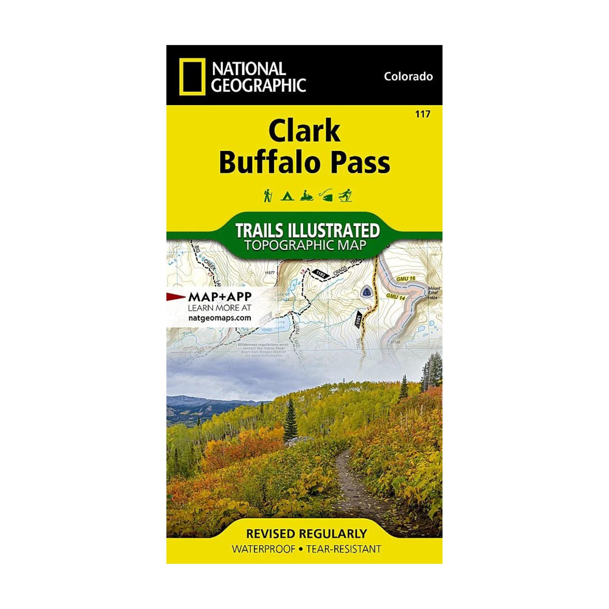 National Geographic 117: Clark | Buffalo Pass Map - FERAL