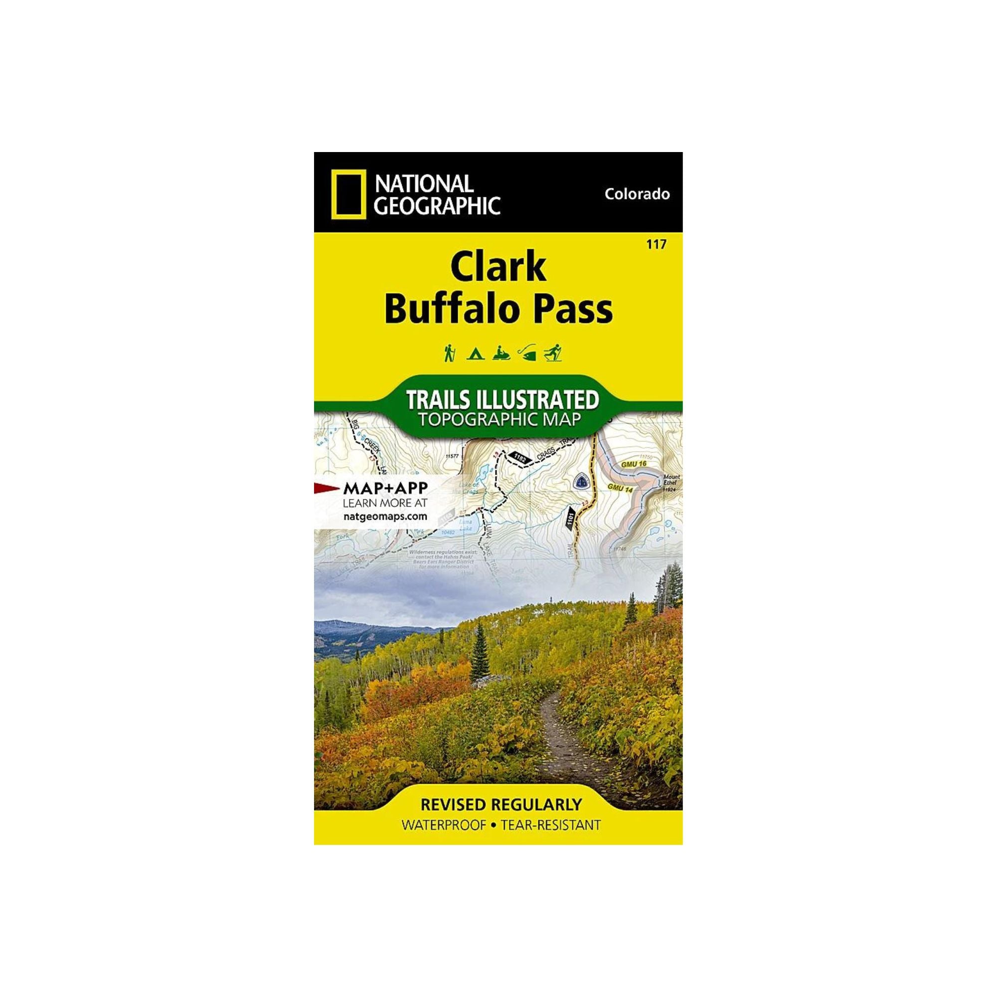 National Geographic 117: Clark | Buffalo Pass Map - FERAL