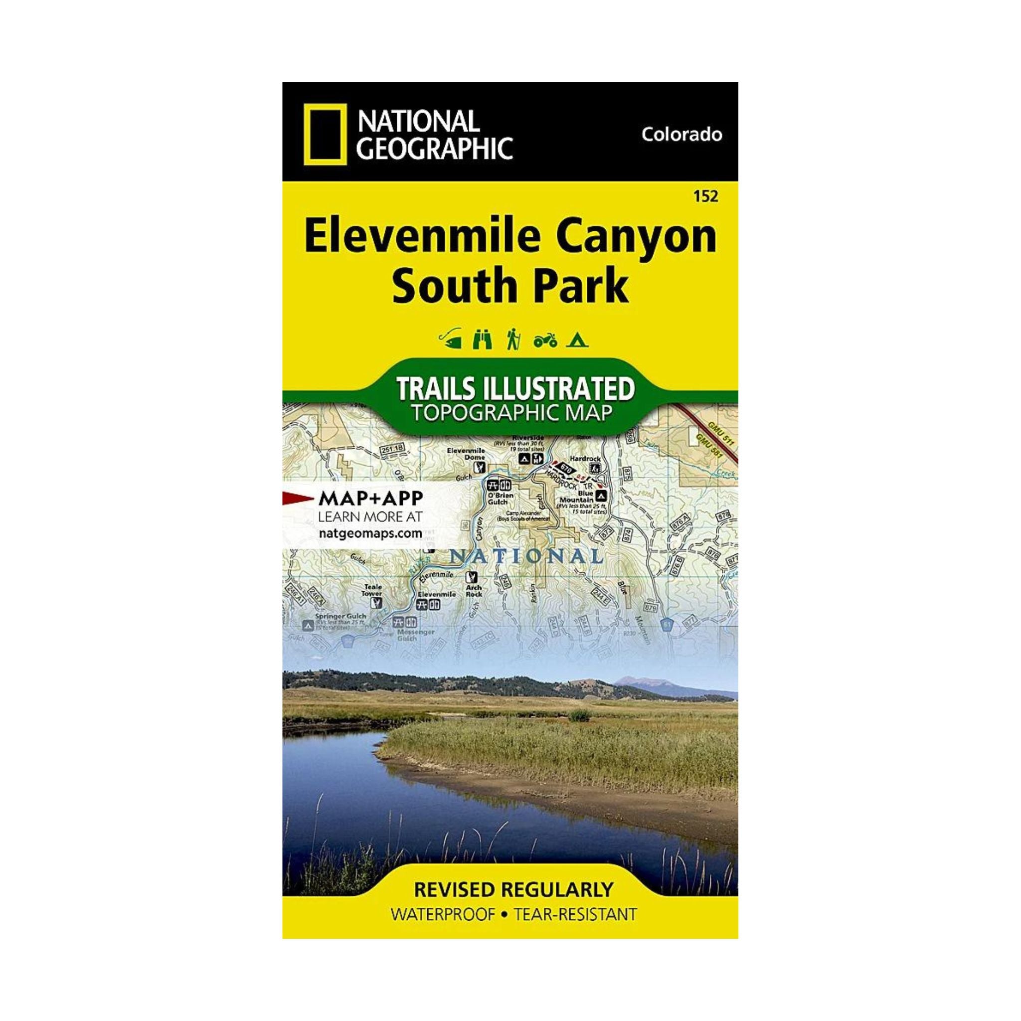 National Geographic 152: Elevenmile Canyon | South Park Map - FERAL
