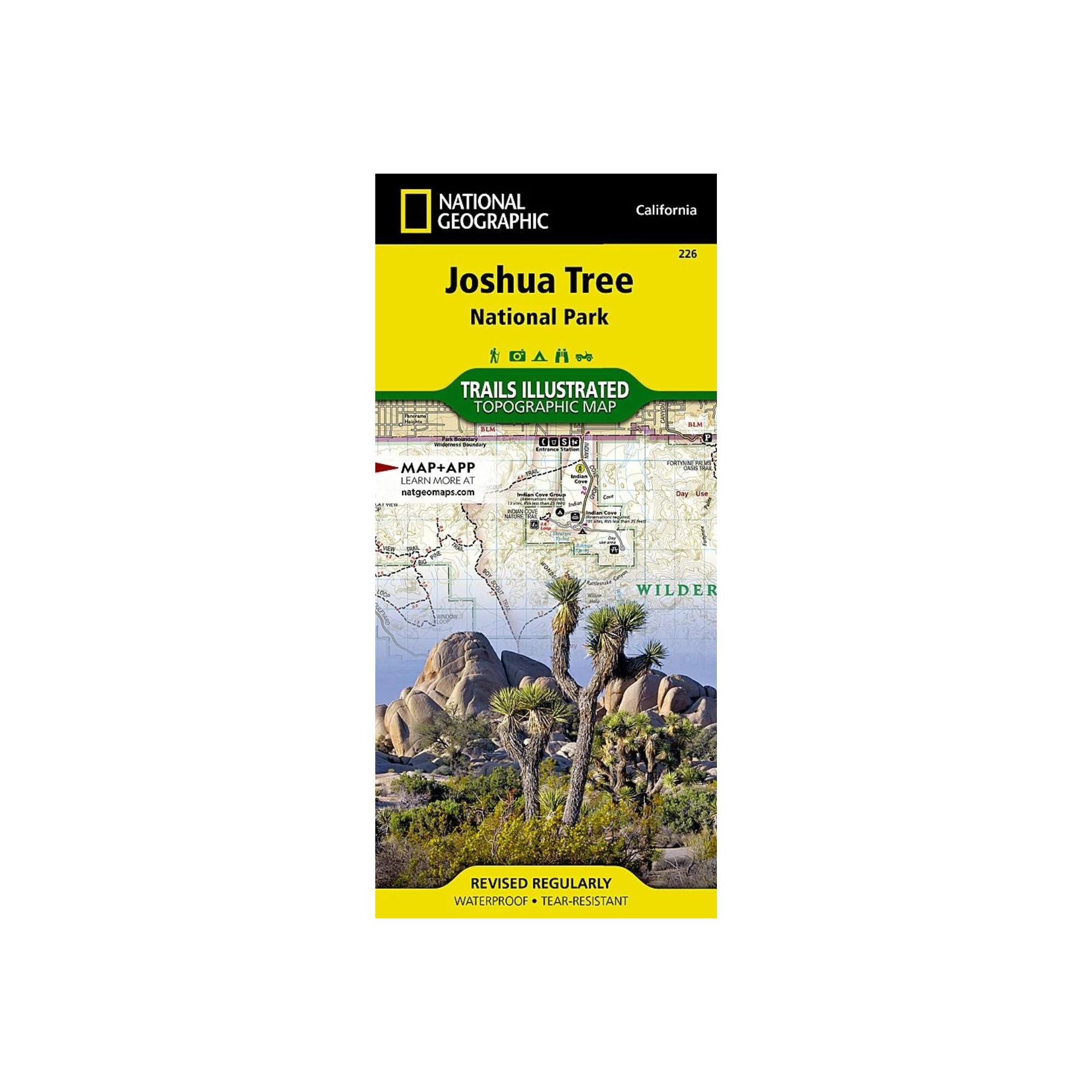 National Geographic 226 | Joshua Tree National Park Map - FERAL