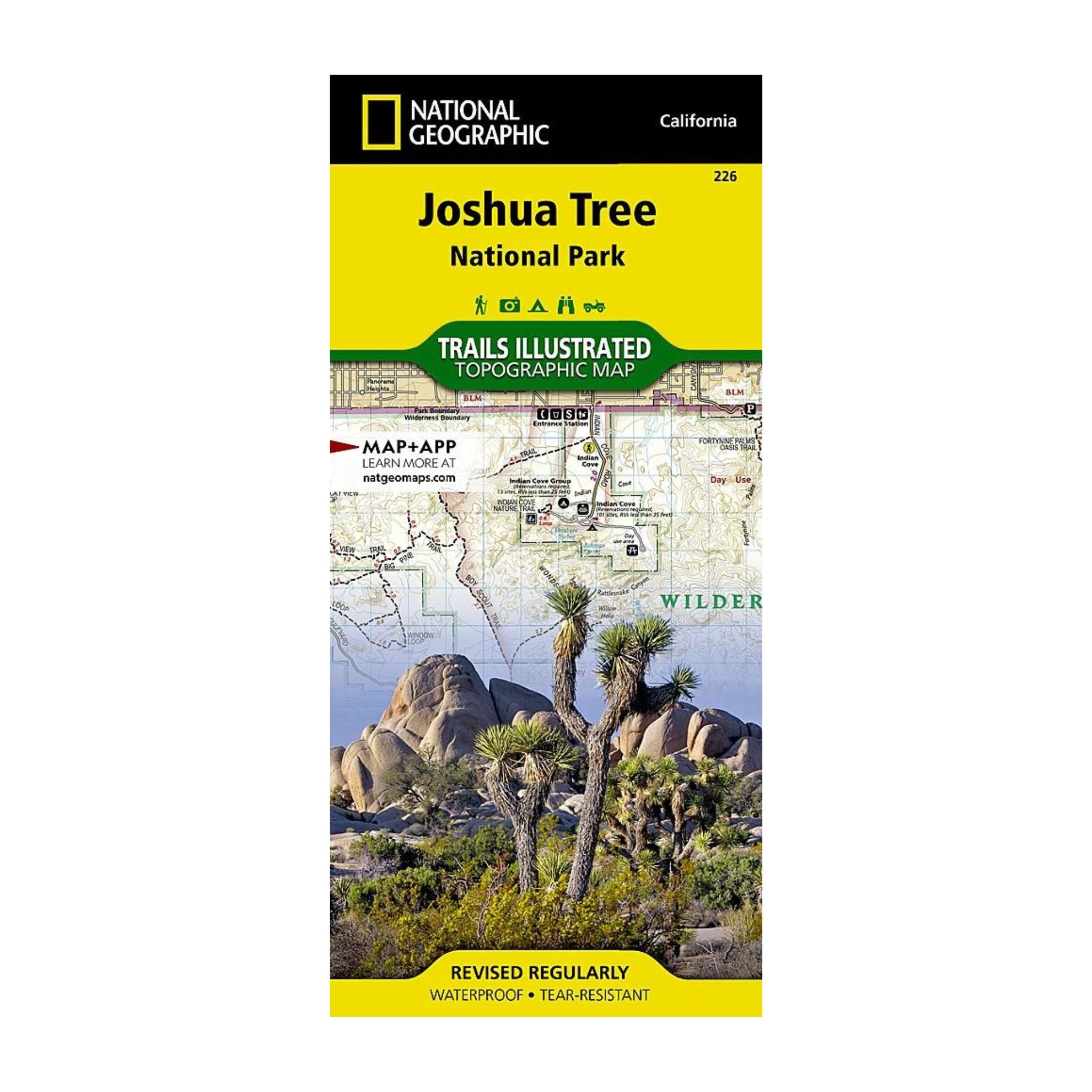National Geographic 226 | Joshua Tree National Park Map - FERAL