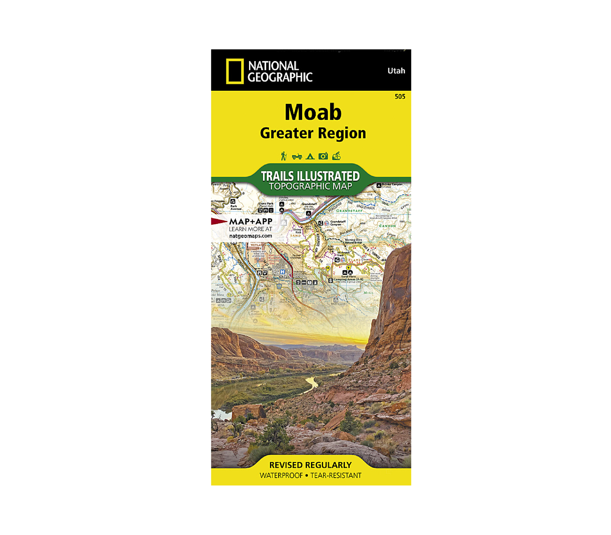 National Geographic 505: Moab Greater Region Map - FERAL