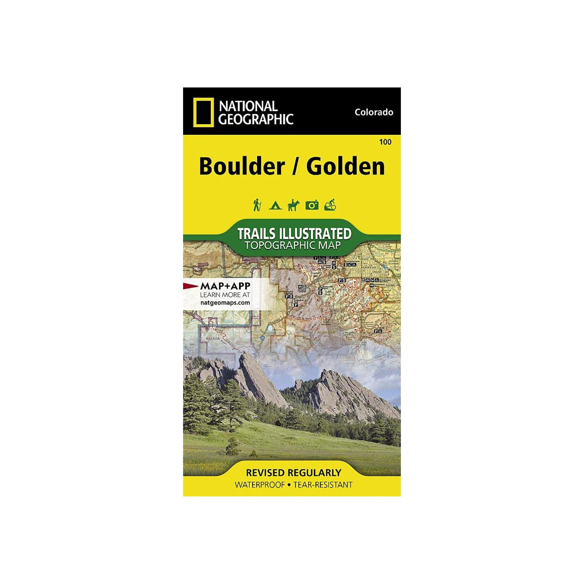 National Geographic 100: Boulder / Golden Map - FERAL