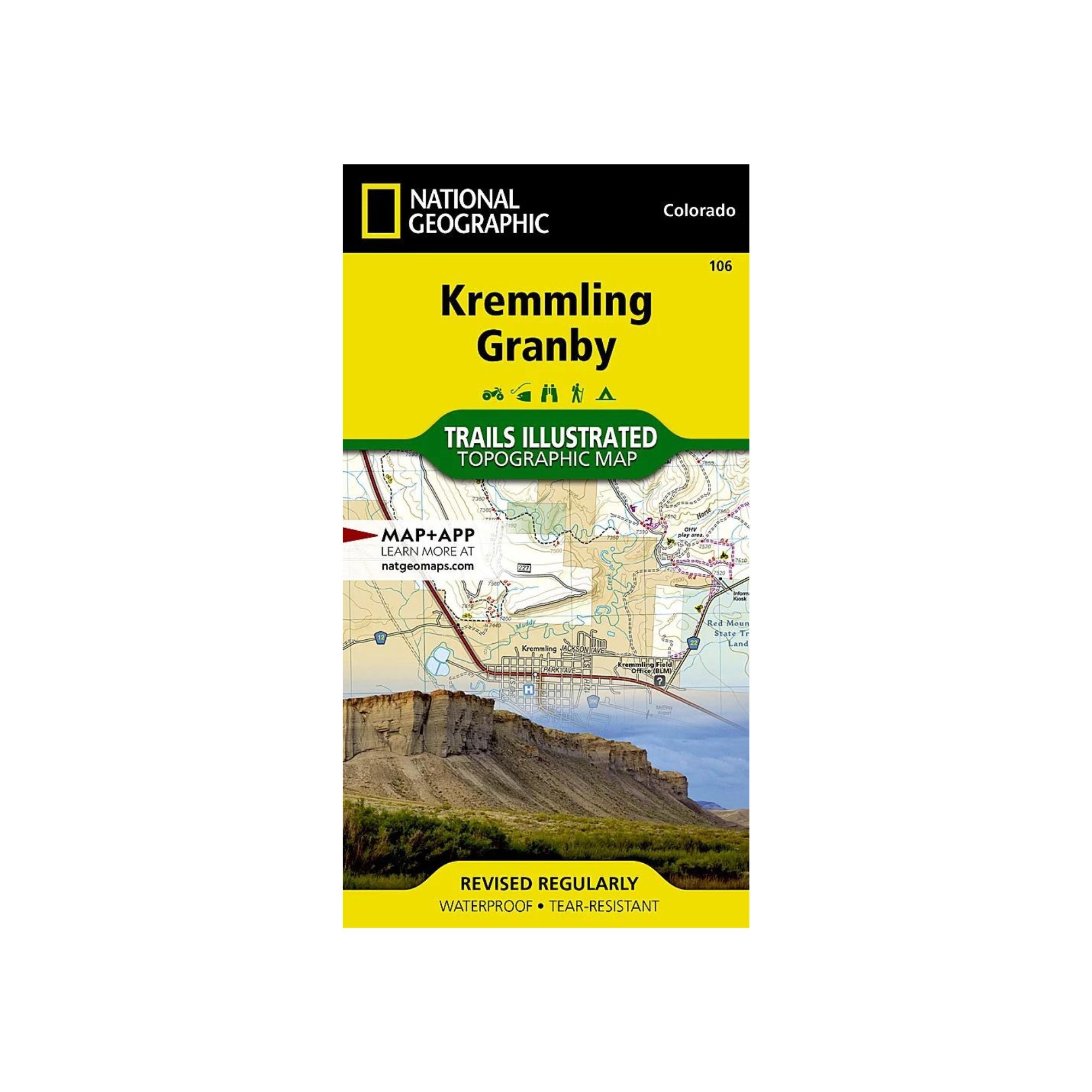 National Geographic 106: Kremmling | Granby Map - FERAL