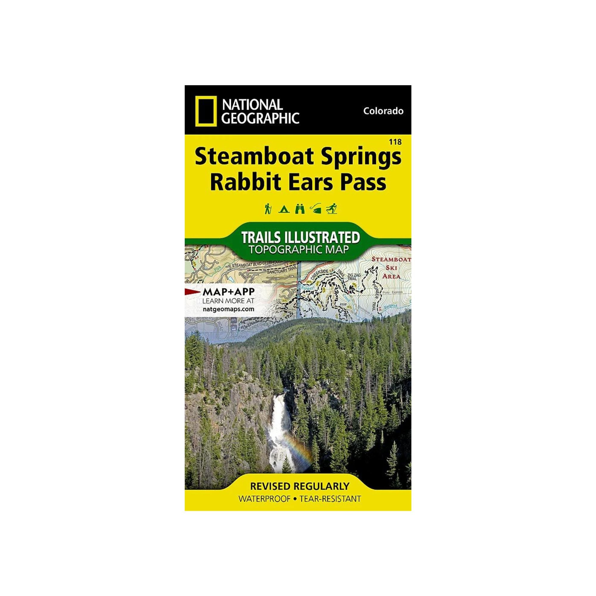 National Geographic 118: Steamboat Springs | Rabbit Ears Map - FERAL
