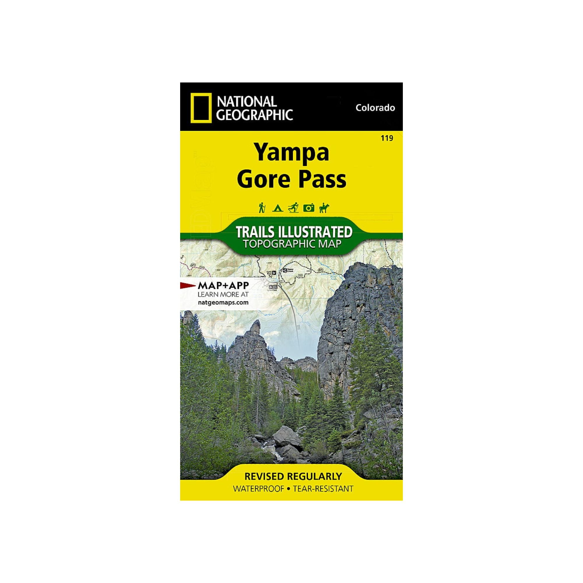 National Geographic 119: Yampa | Gore Pass Map - FERAL
