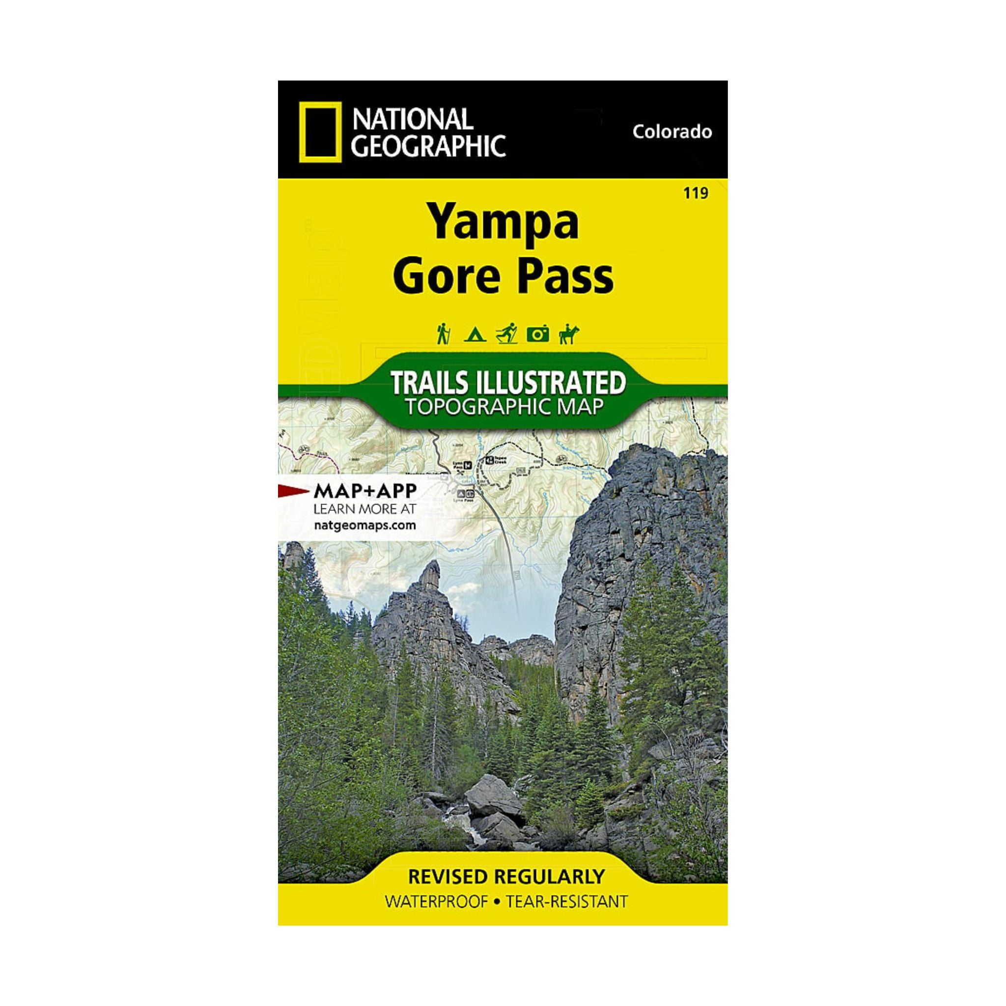 National Geographic 119: Yampa | Gore Pass Map - FERAL