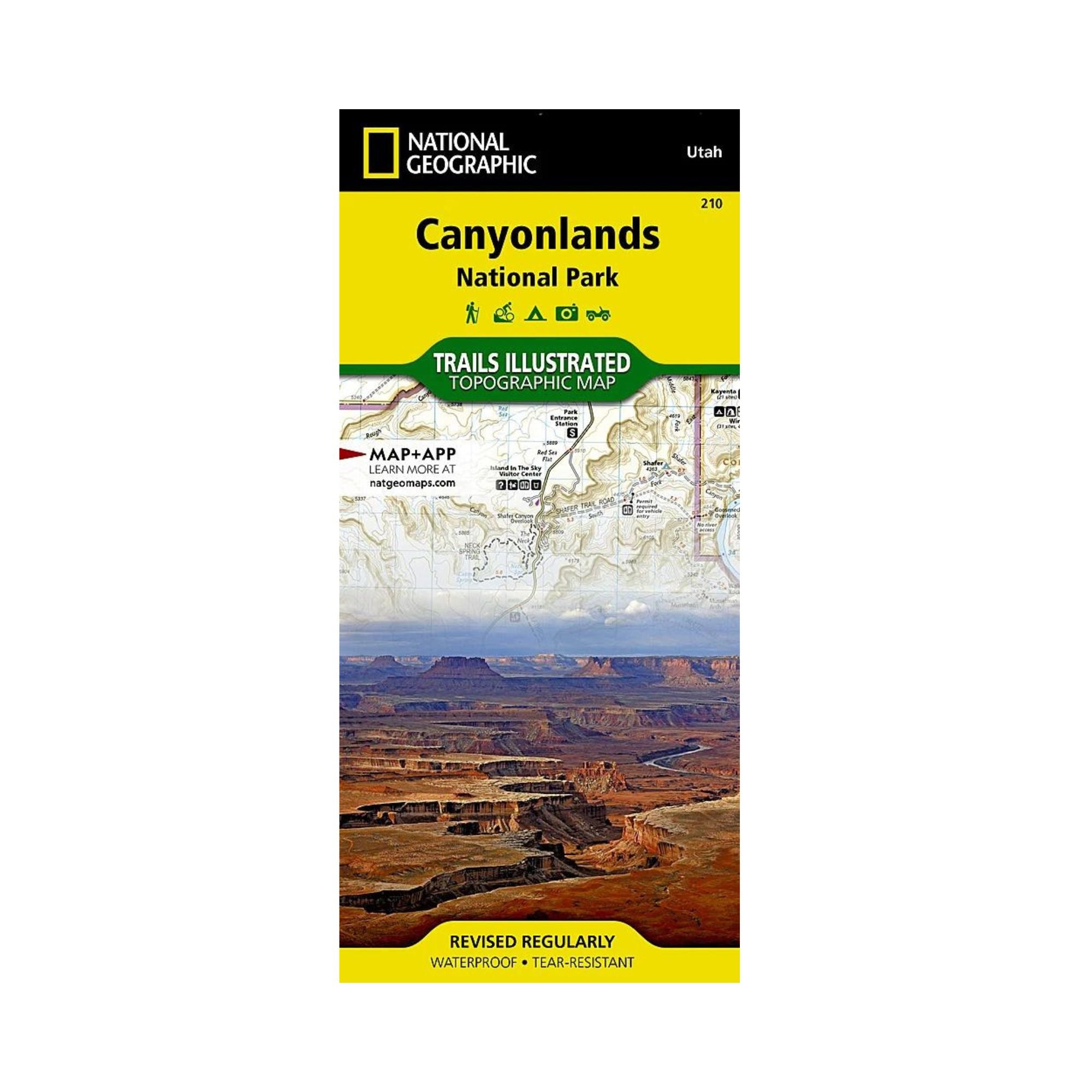 National Geographic 210: Canyonlands National Park Map - FERAL