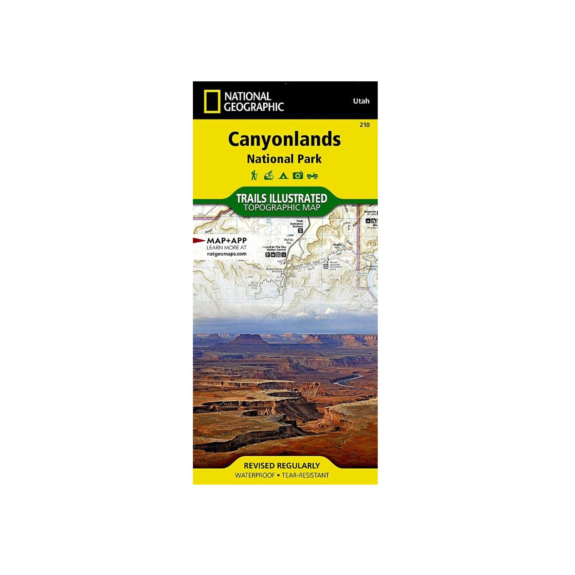 National Geographic 210: Canyonlands National Park Map - FERAL