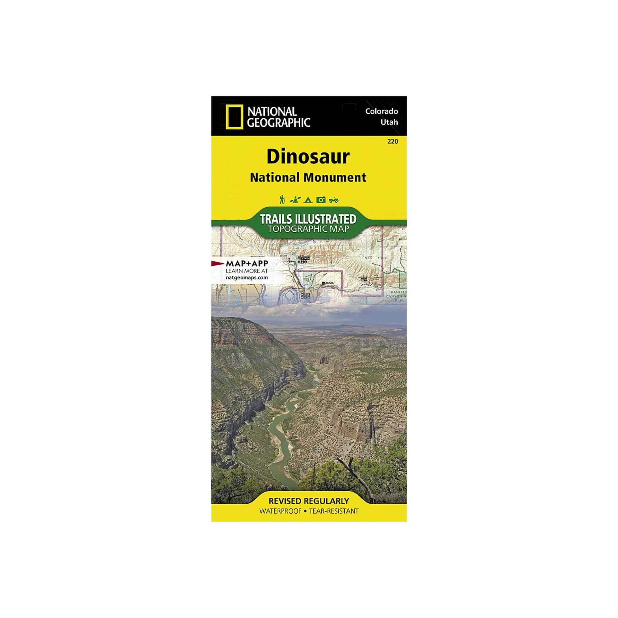 National Geographic 220: Dinosaur National Monument Map - FERAL