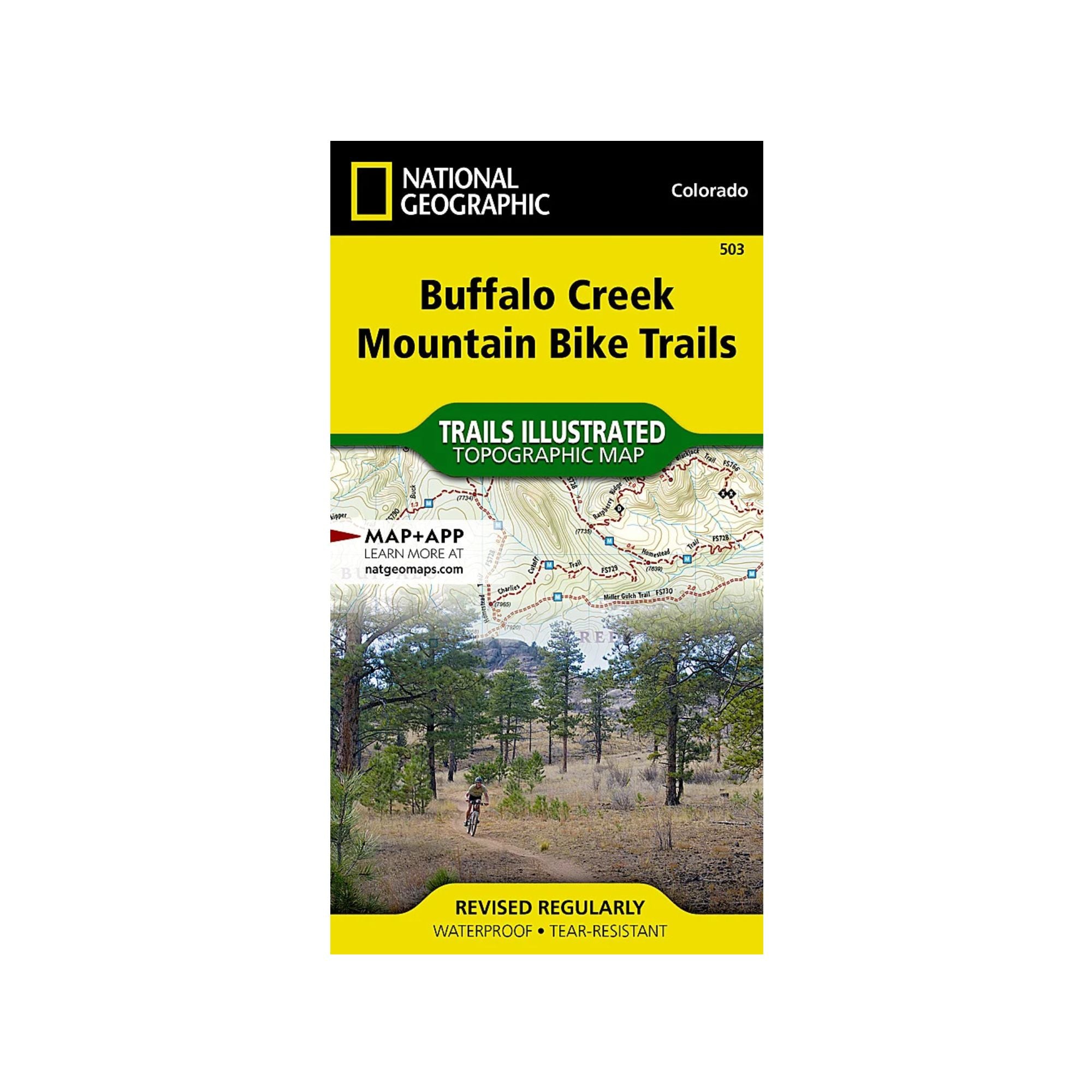 National Geographic 503: Buffalo Creek Mountain Bike Trails Map - FERAL