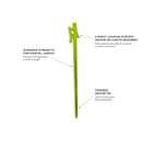 NEMO Airpin Ultralight Stakes - Set of 2 - FERAL