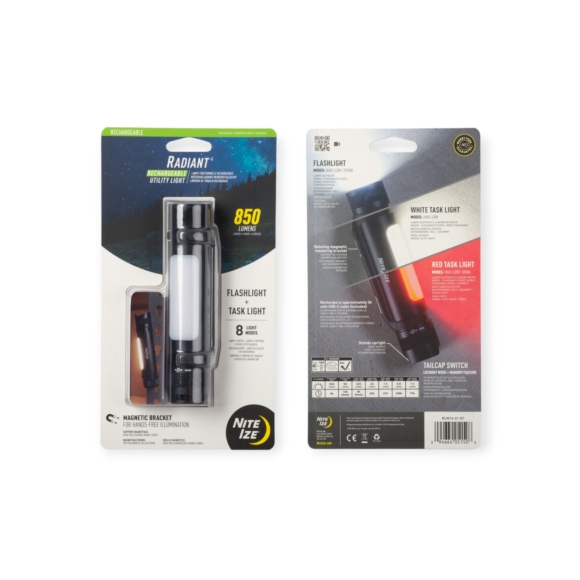 Nite Ize Radiant Rechargeable Utility Light - FERAL