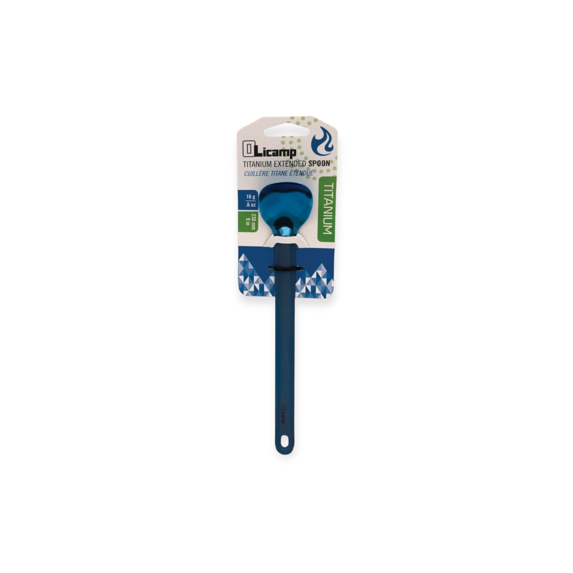 Olicamp Long Titanium Spoon Blue - FERAL