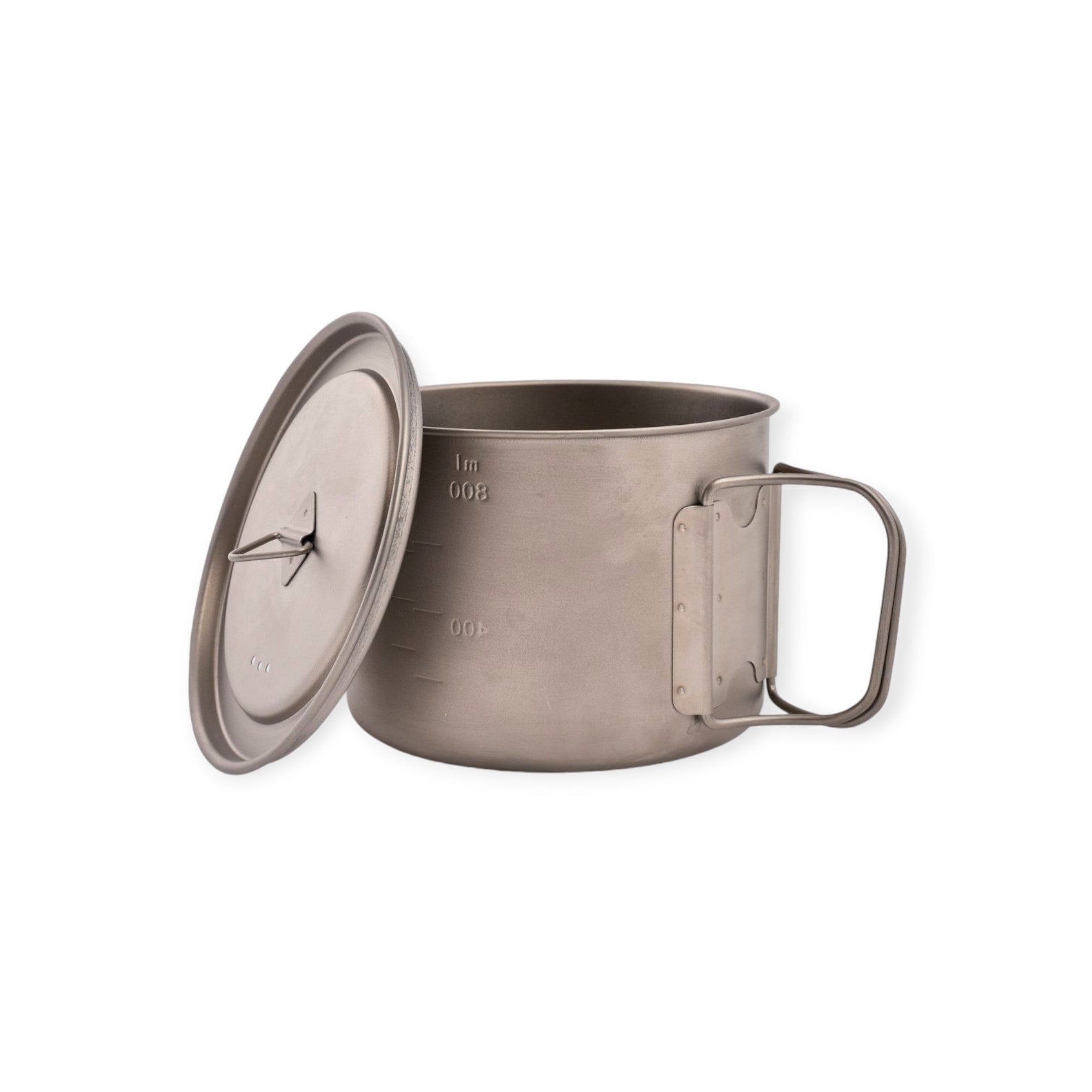 Olicamp Titanium Space Saver Pot w' Lid 900ml - FERAL
