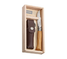 Opinel No. 8 Olive Folding Knife + Alpine Sheath Gift Box - FERAL