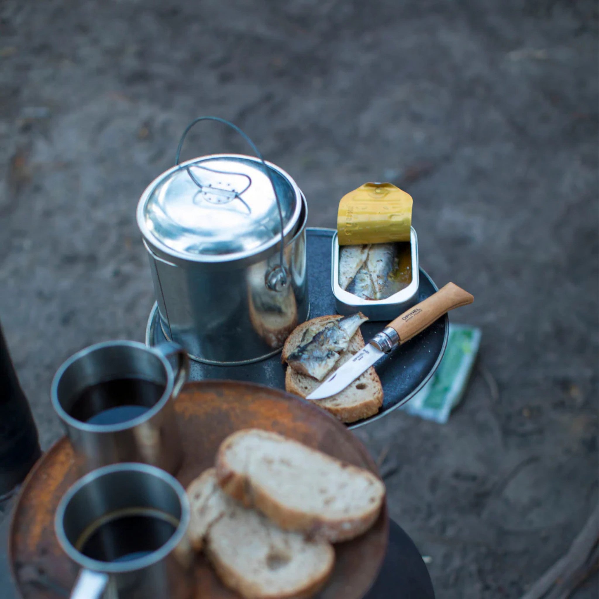 Opinel No.08 Stainless Steel Folding Pocket Knife Beech - FERAL