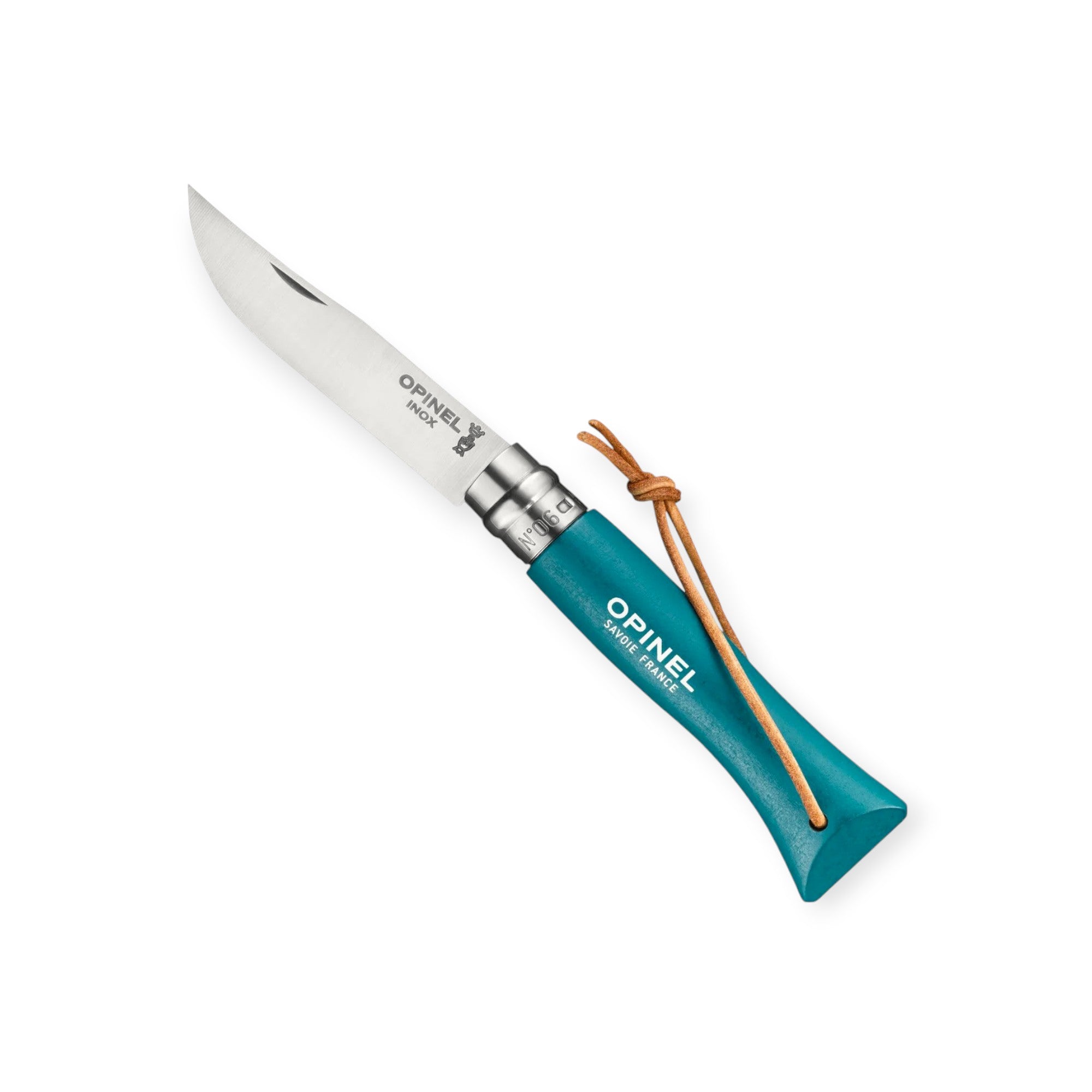 Opinel No.06 Colorama Stainless Steel Folding Knife With Lanyard - FERAL