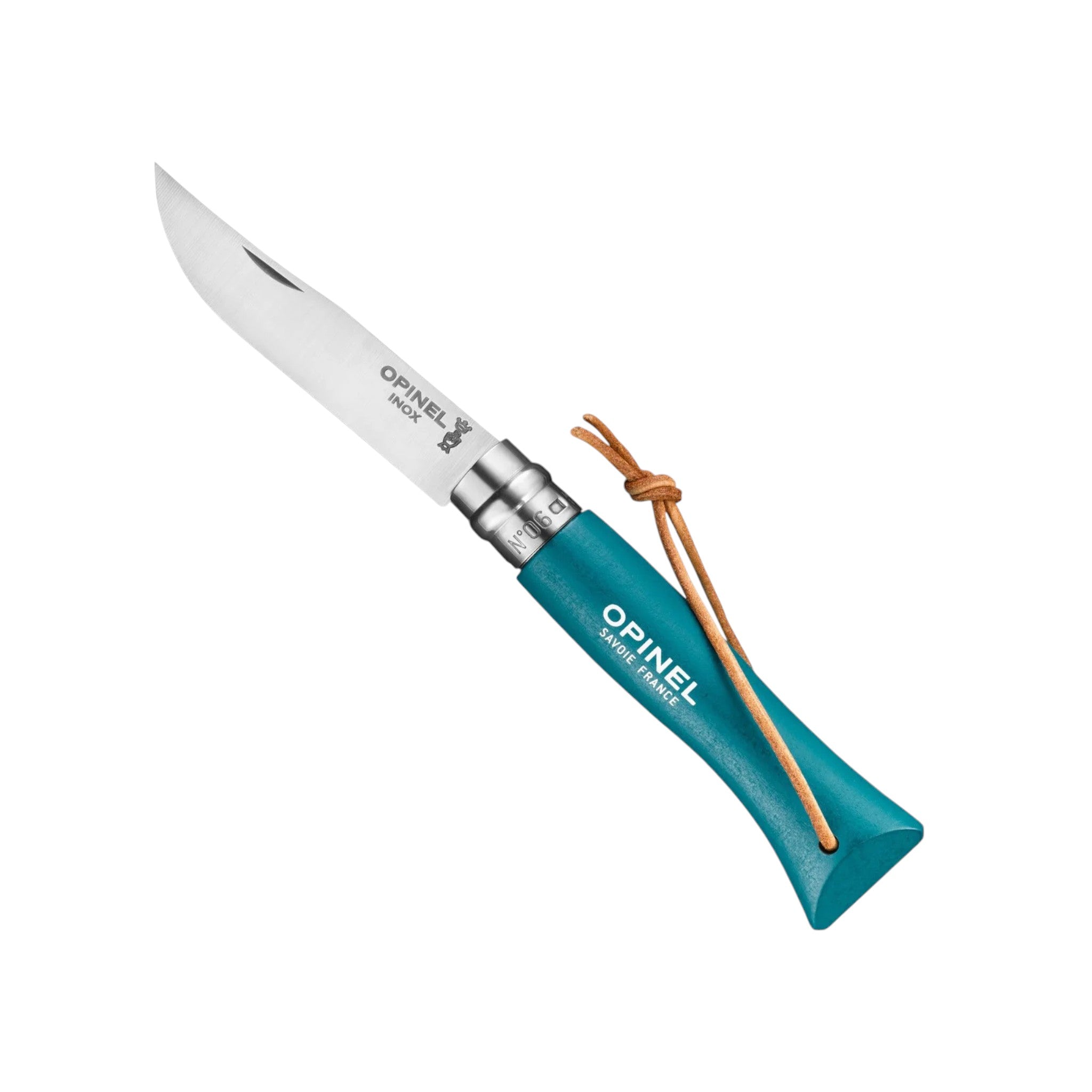 Opinel No.06 Colorama Stainless Steel Folding Knife With Lanyard - FERAL