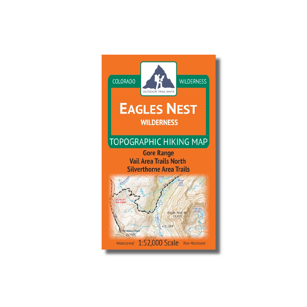 Outdoor Trail Maps Eagles Nest Wilderness Map - FERAL