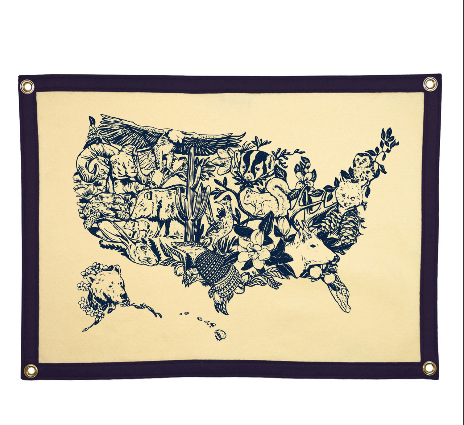 Oxford Pennant United Camp Flag - FERAL